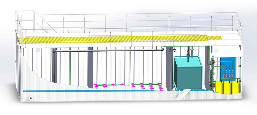 花博會(huì)一體化污水處理設(shè)備渲染圖